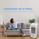 Climatizador de Ar Frio, 60W, 4,5L, Midea Branco 127V, AKAF1, 7L
