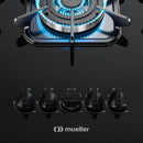 Cooktop 5 bocas com Queimador Tripla chama e Acendimento Super Automático - Mueller Unica