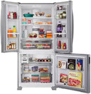 Geladeira French Door 3 Portas Inox Design e Tecnologia Premium Brastemp - BRO85MK 110V