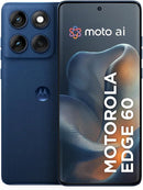 Smartphone Motorola Edge 60 5G - 512GB 12GB RAM+12GB Ram Boost Tela Quad-Curve moto AI 50MP Sony Camera ultrarresistencia militar IP68 + IP69 - Azul Marinho