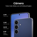 Celular Samsung Galaxy S25 FE 5G, 128GB, 8GB, Câmera Tripla - Azul Marinho