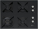 Fischer Cooktop à Gás 4 Bocas Tripla Chama Infinity Mesa Vidro Preto Bivolt - 26297-57076