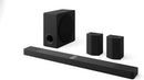 Soundbar LG Dolby Atmos, 570W RMS, 5.1.3 Canais, DTS:X, AI Room Calibration Pro, AI Sound Pro, Sem fios, WOW Orchestra, Conexões Múltiplas - S90TY