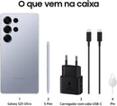 Celular Samsung Galaxy S25 Ultra 5G, 512GB, 12GB RAM, Câmera Quádrupla de 200+50+10+50, Tela Grande de 6.9", Titânio Azul