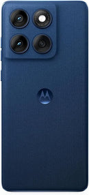 Smartphone Motorola Edge 60 5G - 512GB 12GB RAM+12GB Ram Boost Tela Quad-Curve moto AI 50MP Sony Camera ultrarresistencia militar IP68 + IP69 - Azul Marinho