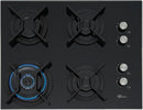 Fischer Cooktop à Gás 4 Bocas Tripla Chama Infinity Mesa Vidro Preto Bivolt - 26297-57076