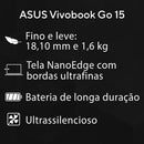 Notebook ASUS Vivobook Go 15 E510KA-BR1375WS, Star Black, 15,60"