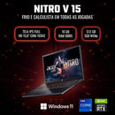 Acer Nitro V 15 Notebook Gamer 15.6" Intel Core i9 RTX 4060 16GB Windows