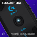Mouse Gamer Sem Fio Logitech G305 LIGHTSPEED com 6 Botões Programáveis e Até 12.000 DPI - Preto