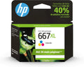Cartucho de tinta HP 667 Preto Original (3YM79AB) Para Impressora Deskjet 2376, 2776, 6476, 5076, 5276