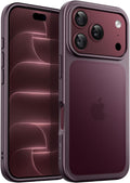 JETech Capa Fosca para iPhone 17, Preto