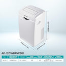 Ar Condicionado Portátil Hisense com Wi-Fi 12.000 BTUs Frio Evaporação Automática AP-12CWBRNPS01 – 127V