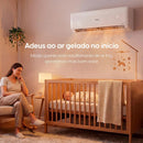Ar-Condicionado Split Inverter II 18000 BTUs Elgin Eco com Wi-Fi Integrado High Wall Só Frio HJFI18C2WG/HJFE18C2CG 220V
