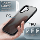 JETech Capa Fosca para iPhone 17, Preto