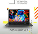 Notebook ASUS VivoBook Go 15, AMD RYZEN 5 7520U, 8GB, 512GB SSD, KeepOS/Linux, Tela 15,6" FHD, Mixed Black - E1504FA-NJ732