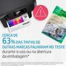 Cartucho de Tinta HP 664 Preto Original (F6V29AB) Para Impressora Deskjet 2136, 2676, 3776, 5076, 527