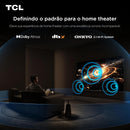 Smart TV TCL 65 Polegadas QD-Mini LED 4K C6K WiFi Bluetooth Google TV 4 HDMI 144Hz HDR10+ 65C6K