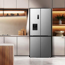 Geladeira Hisense Multidoor 460L Frost Free Inverter Inox 127V