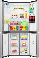 Geladeira Hisense Multidoor 460L Frost Free Inverter Inox 127V