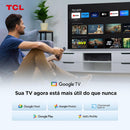 Smart TV TCL 40 Polegadas QLED Full HD S5K WiFi Bluetooth Google TV 2 HDMI HDR10 Dolby Audio 40S5K