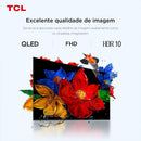 Smart TV TCL 40 Polegadas QLED Full HD S5K WiFi Bluetooth Google TV 2 HDMI HDR10 Dolby Audio 40S5K