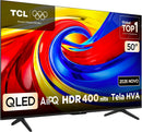 Smart TV TCL 50 Polegadas QLED 4K P7L WiFi Bluetooth Google TV HDR10+ 60 Hz AIPQ 50P7L